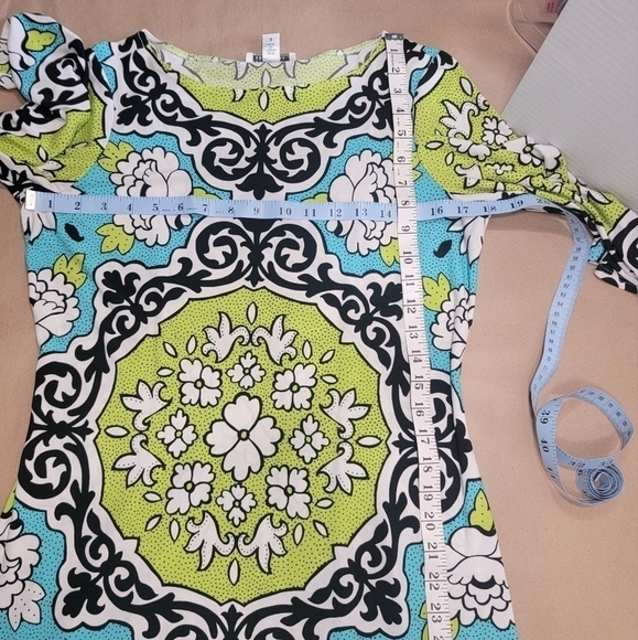 London Style, Size 8, Brightly Printed Floral Dress, EUC - Picture 7 of 8